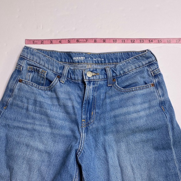 Old Navy Drapey Denim Baggy Wide Leg Jeans Size 4 - Picture 10 of 10